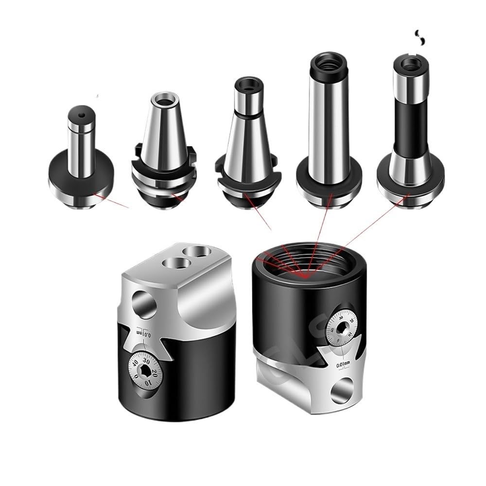 F1 Boring Head Tool Holder - NT40-F1 M16 For Milling Machines With 0.005mm Precision