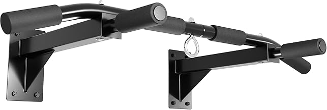 Pull Up Bar Wall Mount up to 200kg Steel with Padded Handles Fitness Accessory Pull Up Lance for Home Workout for Various Sports Exercises