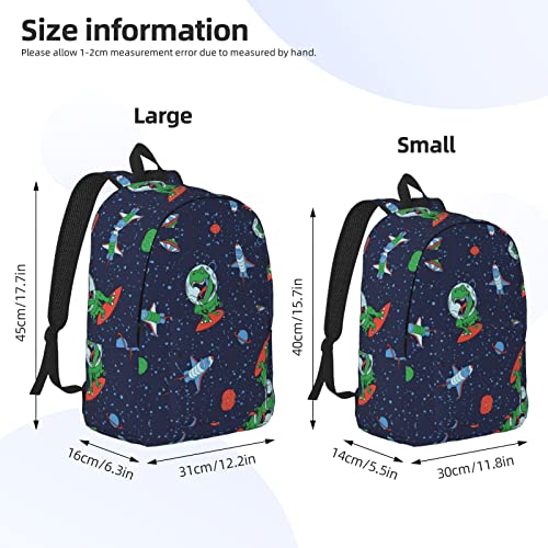 Sac à dos ordinateur portable fusée dinosaure astronaute