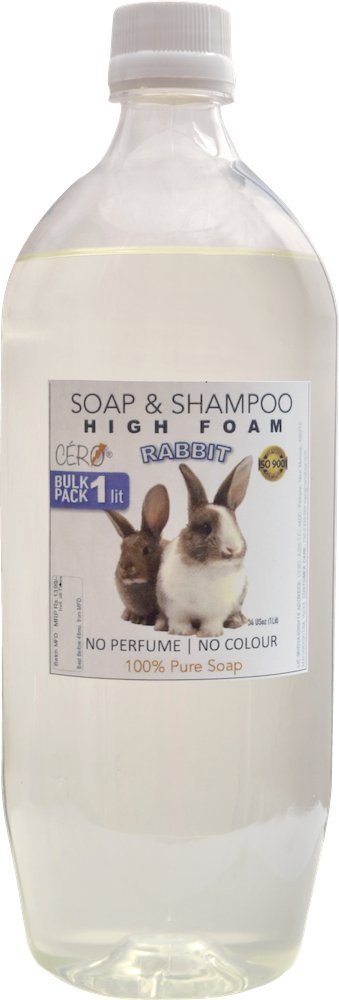 See full amazon price history chart for CERO ® High Foam Shampoo for Rabbit, NO Perfume | NO Colour, 100% Pure Soap (1 lit.) CERO ® High Foam Shampoo for Rabbit, NO Perfume | NO Colour, 100% Pure Soap (1 lit.) (B078732LLW) Amazon Price History, Amazon Price Tracker