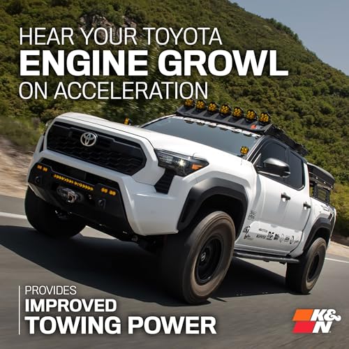 Image of K&N Cold Air Intake System: High-Flow Air Filter, Increase Performance & Towing: Compatible with 2024-2026 Toyota: Land Cruiser, Tacoma, 77-9043KP