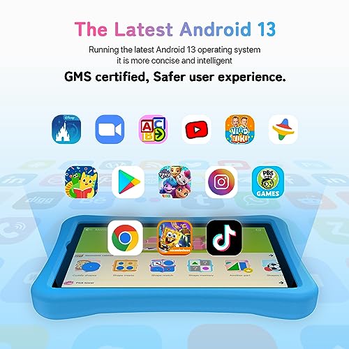 Image of UMIDIGI G1 Tab Android Kids Tablet, 10.1 inch Display, 8GB+64GB, WiFi 6, 8MP Dual Camera, Quad-Core, 6000mAh Battery, BT5.0, Eye Care, Parental Control
