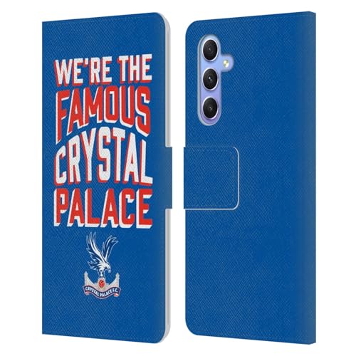 Coque cuir Samsung Galaxy A34 5G Crystal Palace FC édition finale de coupe