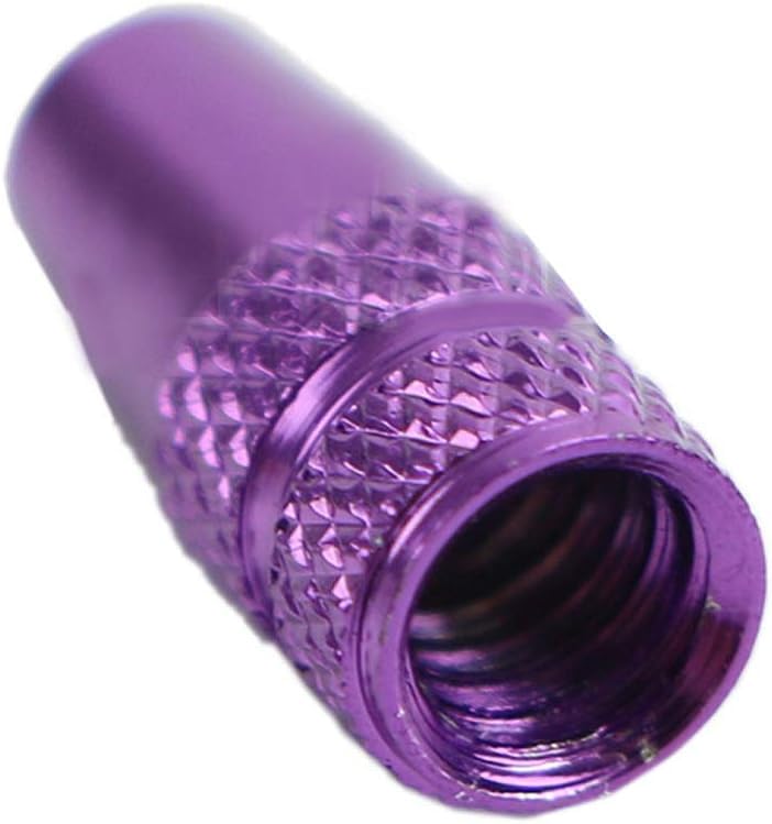 5 Pcs Purple Bike for Bicycle Fixie Compatible for MTB Presta Wheel Rim Tyre Stem Air Valve Caps Dust Cover Tool,Perfect Bike Accessories,Tires and Tubes