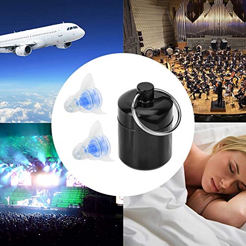 Tarente High fidelity 27dB anti-lawaai oorplugs concert muziekfestival gehoorbescherming (blauw) - Image 8