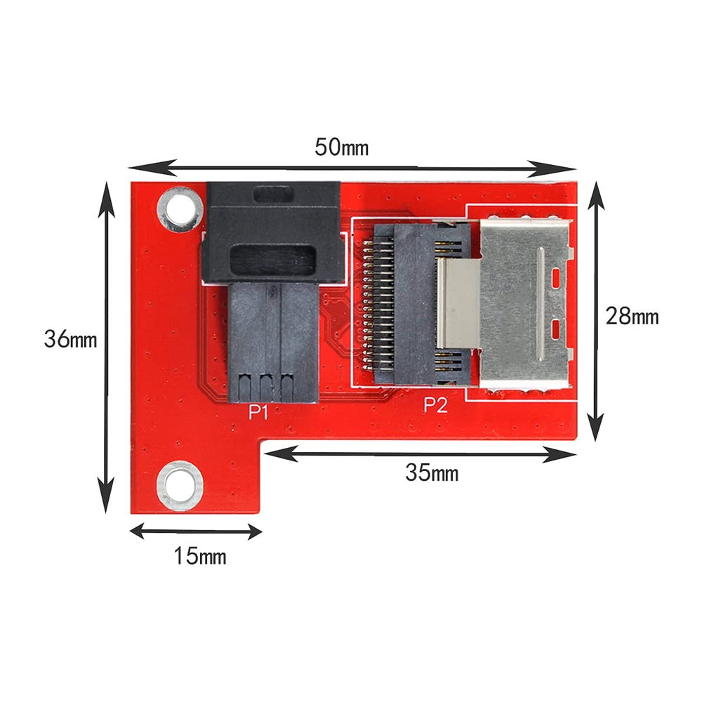 PCI-Express 4.0 Mini SAS SFF-8087 to SAS HD SFF-8643 PCBA Female Adapter with Bracket