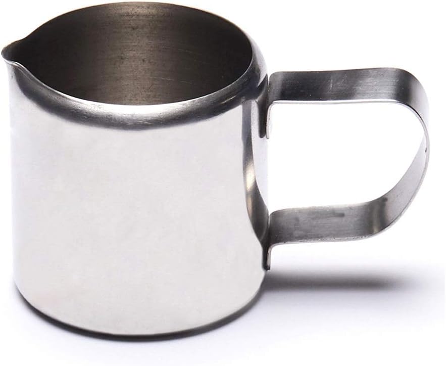 Sauce Boat Small Creamer Pitcher, Stainless Steel Container for Serving Coffee Cream and Maple Syrup Gravy Boat (Color : E)