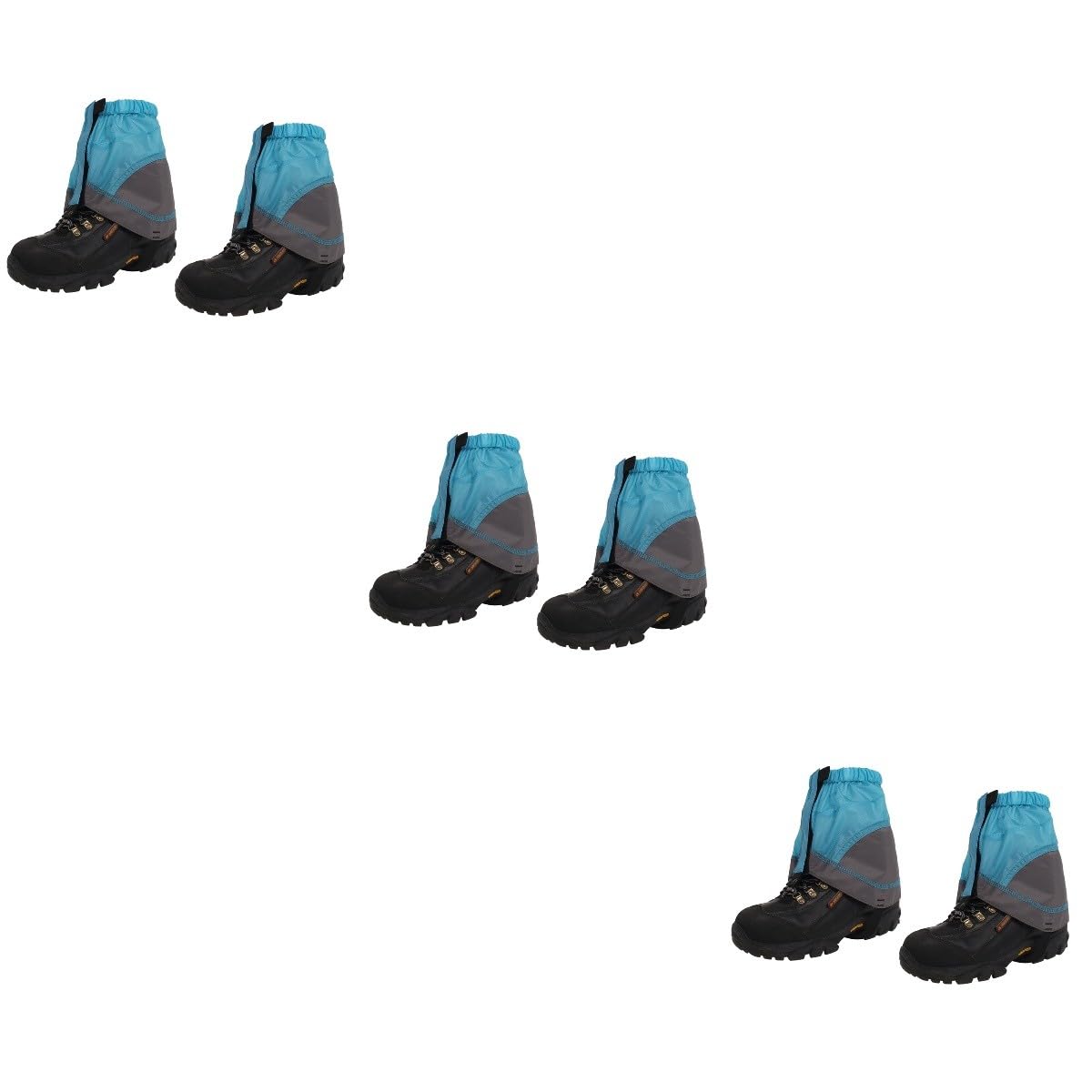 Kisangel 3pares Polainas Impermeables para Senderismo Polainas Ligeras y Transpirables para Actividades Cubrebotas Resistentes para Caminatas y Azul