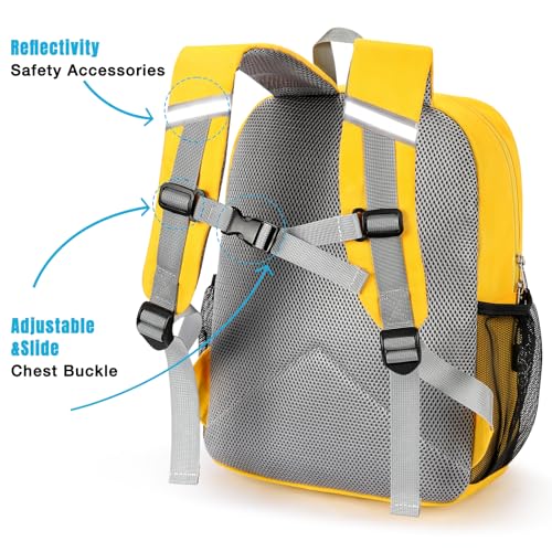 Image of STEAMEDBUN Kids Backpack for Boys,Kindergarten Backpack for Toddler Boys Age 3-6