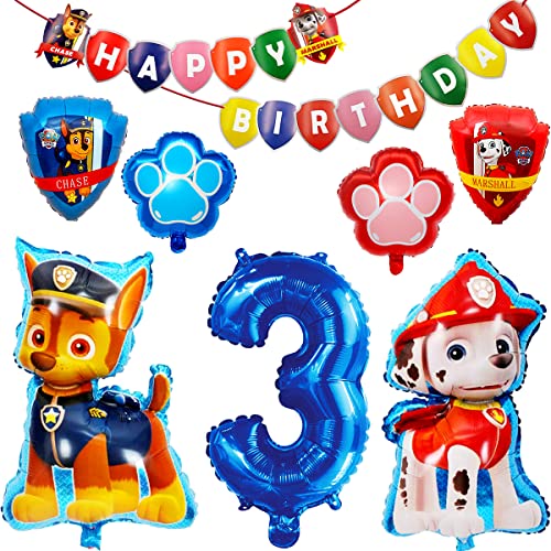 Gog Foil Ballons, Birthday Party Foil Balloons, Globos Gog Foil, Globo Gigante No. 3, Globos Para Niños, Globos De Fiesta De Cumpleaños, Suministros Decoración, 8 Piezas Cover