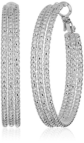 Guess silver hoop earrings
