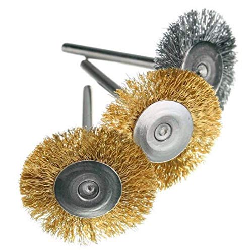 Image of DIY Crafts Rotary Tool, Design No # 1, Brass Wire Brush Polishing Wor (Rotary Tool, Design No # 1)