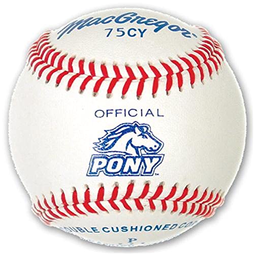 MacGregor Youth 75CY Official Pony League Baseball (uma dúzia)