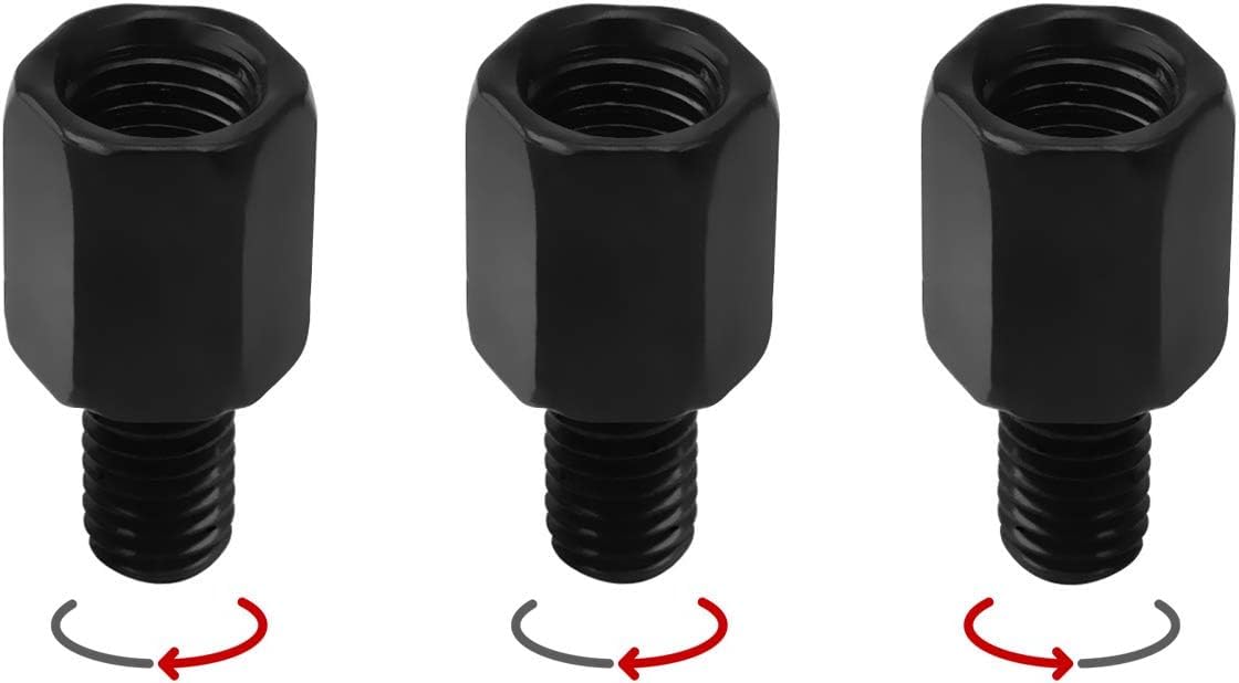 Set 4 Viti Adattatore Per Specchietti Moto - Conversione Da M10 Destra A Sinistra/Destra - Foto 8