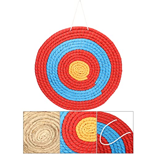 Leapiture Landmark Grass Archery Target, Solid Straw Archery Target Arrows Darts Target Manual Archery Target for Outdoor Shooting Practice