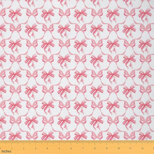 Tissu imperméable pour chaises tachées avec motif géométrique de nœud rouge Loussiesd 184x150