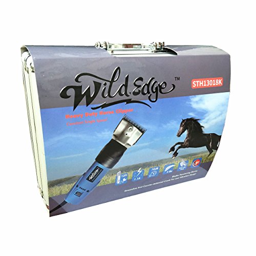 Wild Edge Horse Clipper, Heavy-Duty Light-Weight Professional Equine Horse Clipper And Grooming Kit For Donkey, Pony, Cattle #TOP7