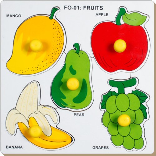 Little GeniusFruits with Big Knob, Multi Color (Small)