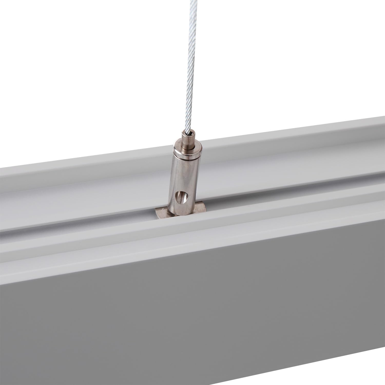 LEDKIA Barra Lineal LED 120cm 40W Turner 2700K Plateado Blanco Cálido