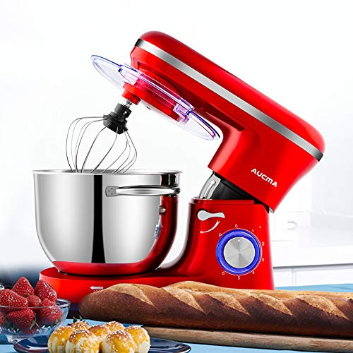 Bowl de acero inoxidable 6.5QT para mezcladora Aucma miniatura 3