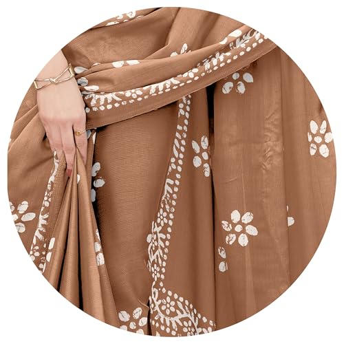 Image of MIRCHI FASHION Saree for Woman Chiffon Batik Printed | Lightweight Daily Wear Women's Office Sari with Blouse Piece (Available in 40 Colours)