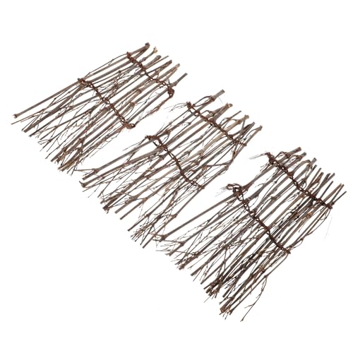 Set de 3 bandejas decorativas de bambú para sushi miniatura 1
