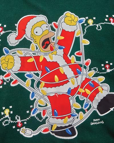 The Simpsons Mens Ugly Christmas Sweater Homer Holiday Pullover | Officially Licensed, Bold Ugly Sweater, Festive Comfortable Fit, Great For Parties &Amp; Gift Giving 5 The Simpsons Mens Ugly Christmas Sweater Homer Holiday Pullover | Officially Licensed, Bold Ugly Sweater, Festive Comfortable Fit, Great For Parties &Amp; Gift Giving - Image 6