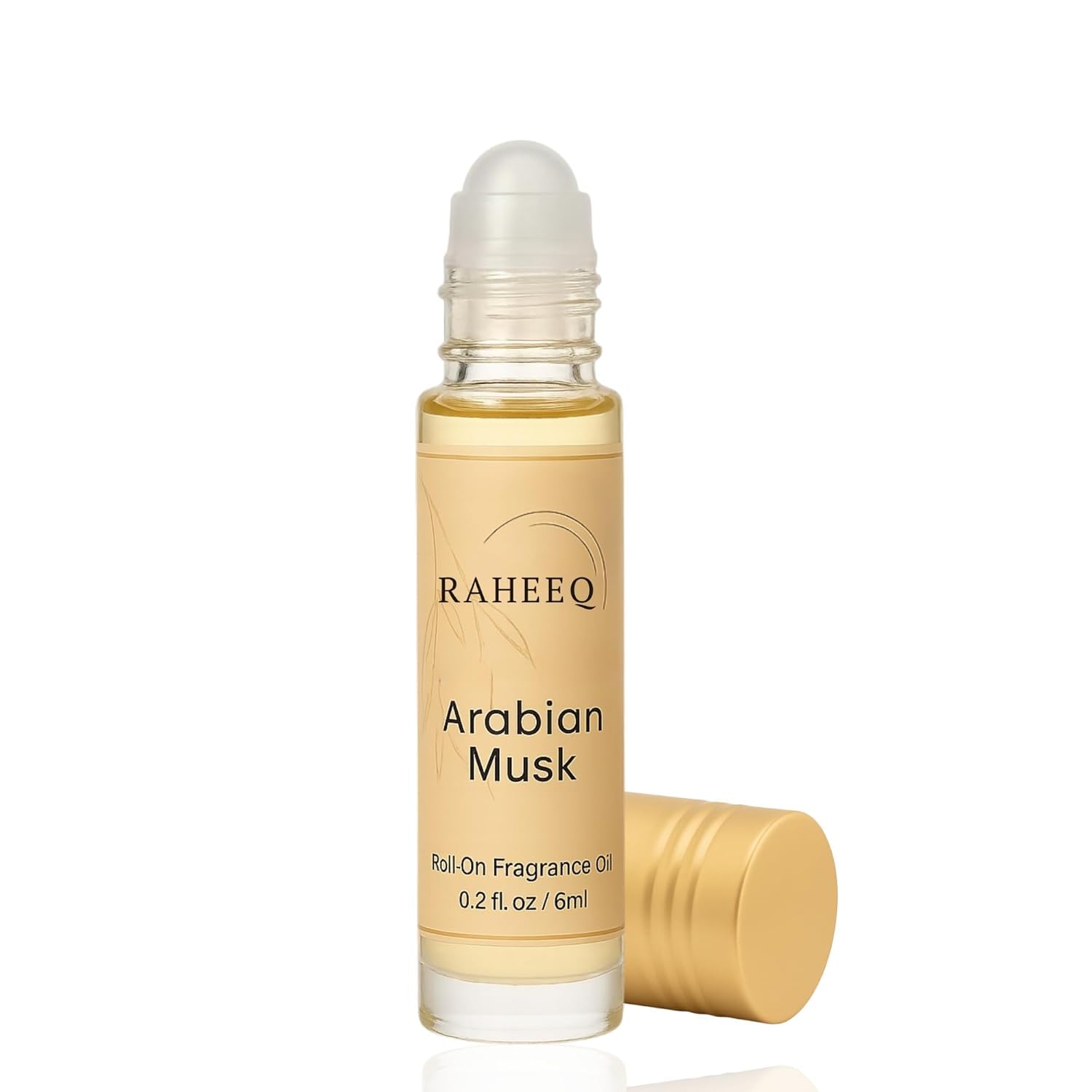 Raheeq Arabian Musk Perfume Oil – White Musk & Vanilla Attar, Long Lasting Alcohol-Free Unisex Fragrance, 6ml Roll-On (0.2 fl oz)