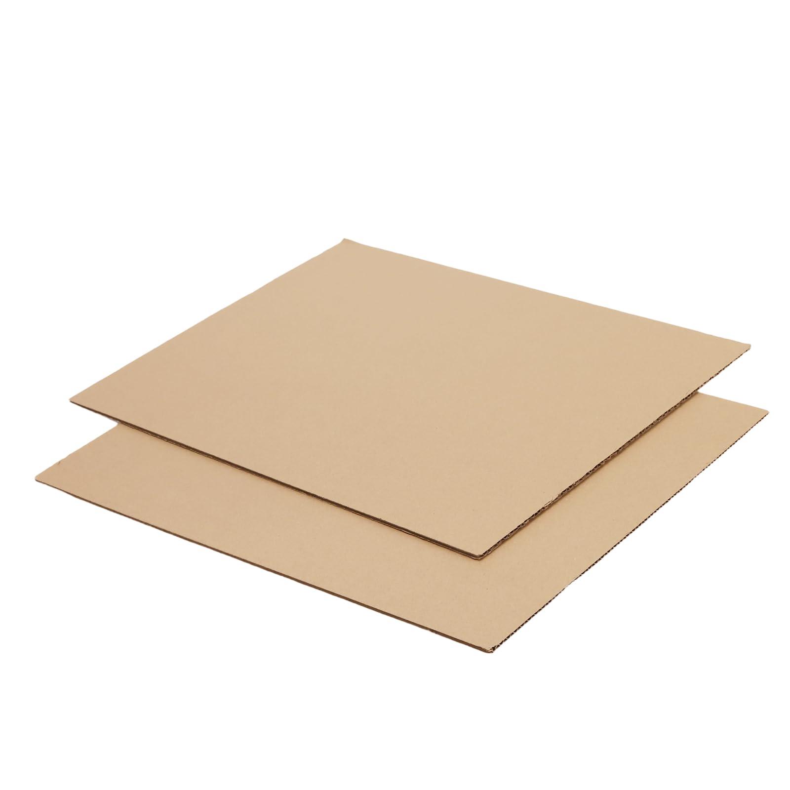 Carton ondulé 30 x 40 cm, Lot de 60 feuilles, Kraft pour emballage et loisirs créatifs