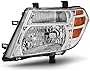 VIPMOTOZ Chrome Housing OE-Style Headlight Lamp Assembly For 2008-2012 Compatible with Nissan Pathfinder, Driver Side