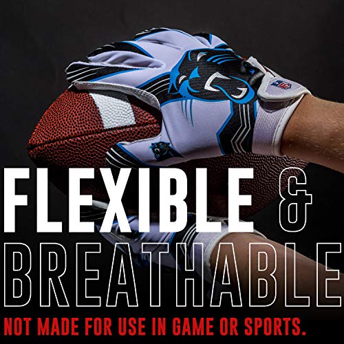Image of Franklin Sports Youth NFL Football Receiver Gloves - Kids Football Gloves Pair - NFL Team Logos and Silicone Palm