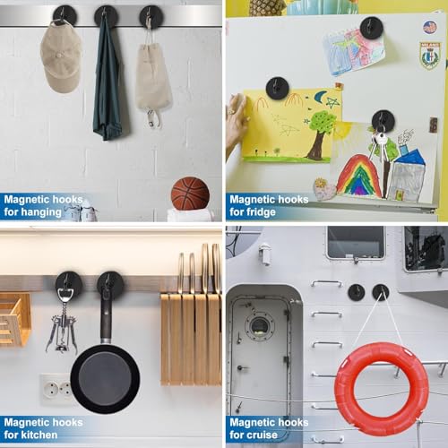 Image of LOVIMAG Magnetic Hooks for Cruise Essentials 2026 Cabins Door 25 P - 170LBS