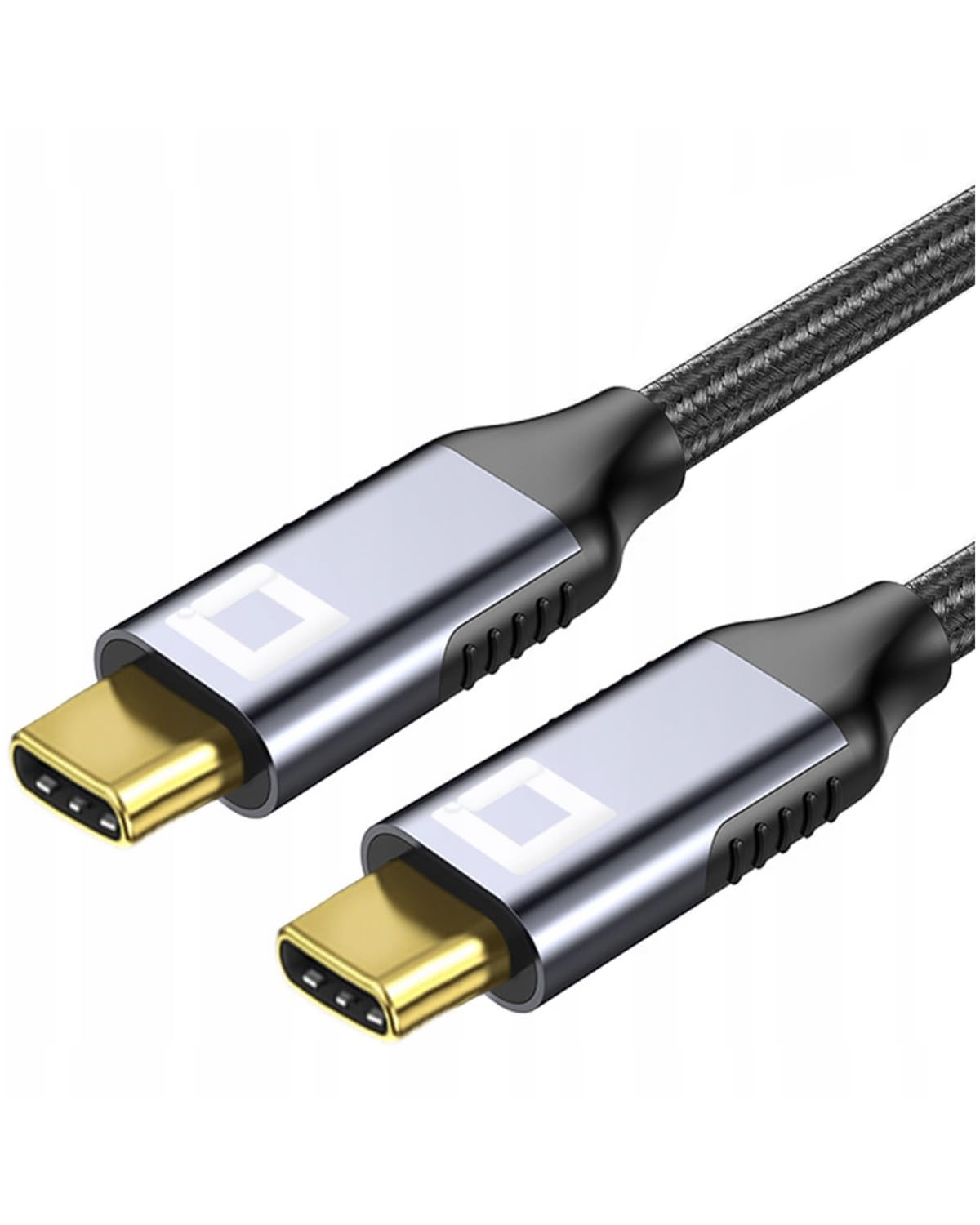 CO2 Kabel USB-C Thunderbolt 3.0, Ultra szybka transmisja danych 20 Gb/s, Obsługuje 4K/60 Hz, Szybkie Ładowanie 100W (5A), Aluminium Space Grey, Kompatybilny z iPhone, MacBook, iPad Pro, USB typ C (2m)