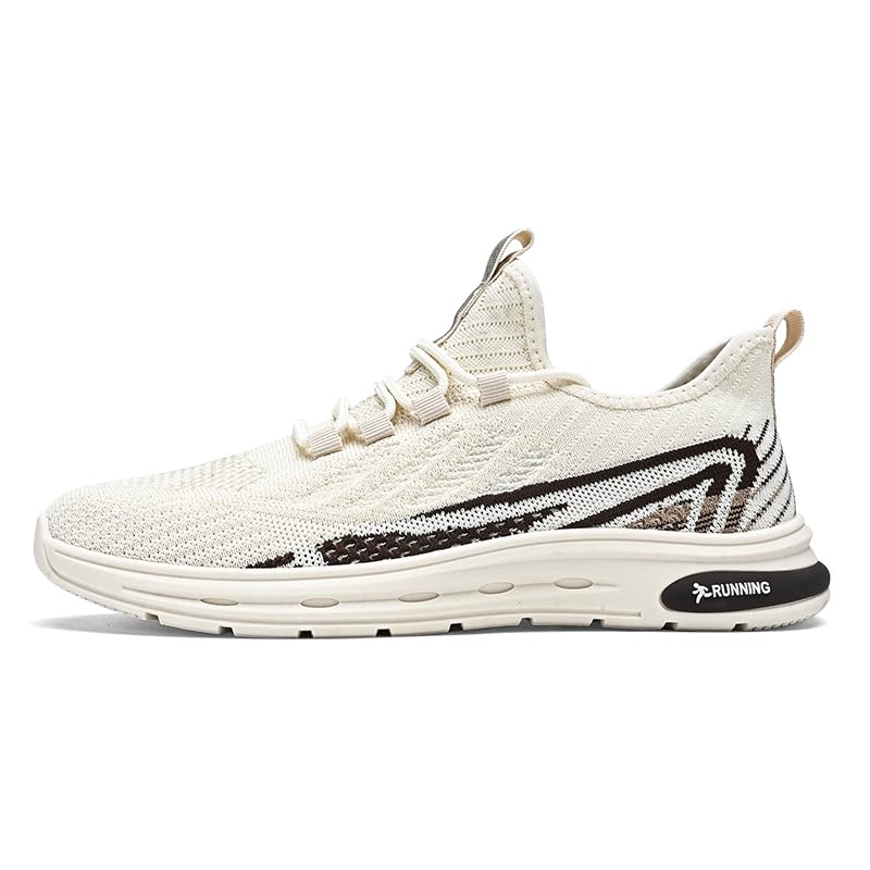 Men's Road-Running-Shoes Walking Fashion Athletic Sneakers Working Gym Comfortable Breathable Mesh Soft Sole Shoes