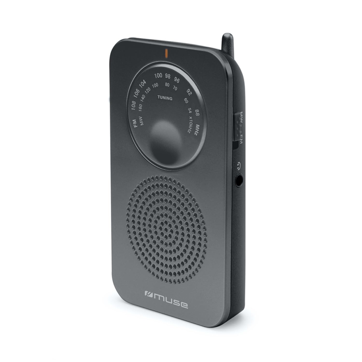 Bmi Radio Pocket Muse M-01-RS - 2 gammes: FM/MW - Tuner analogique - Haut-Parleur intégré