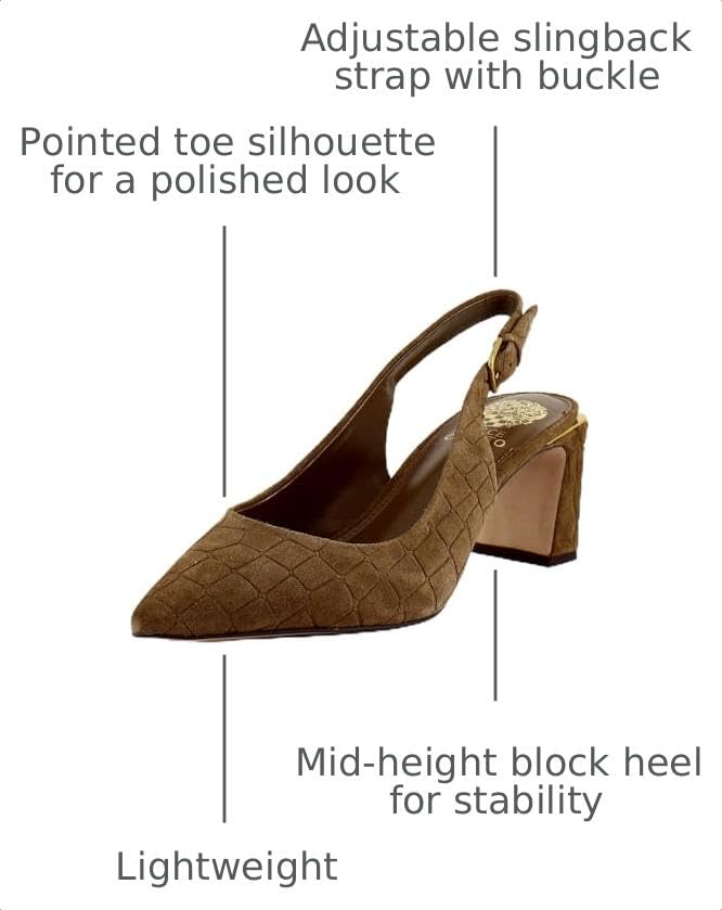 Image of Vince Camuto Hamden Buckle Slingback Pumps