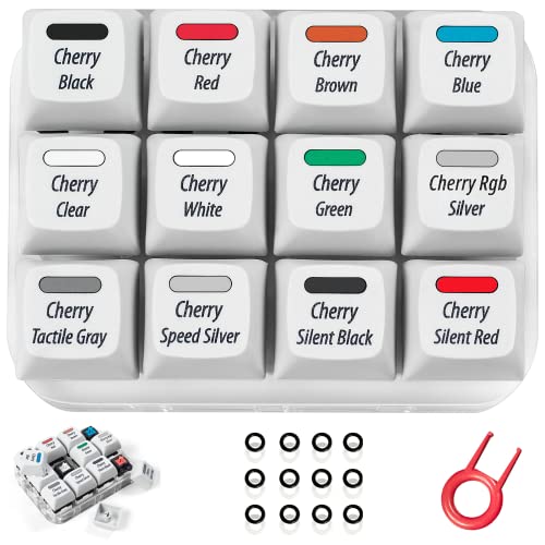 Griarrac Cherry MX Switch Tester 12-Key Mechanical Keyboard...