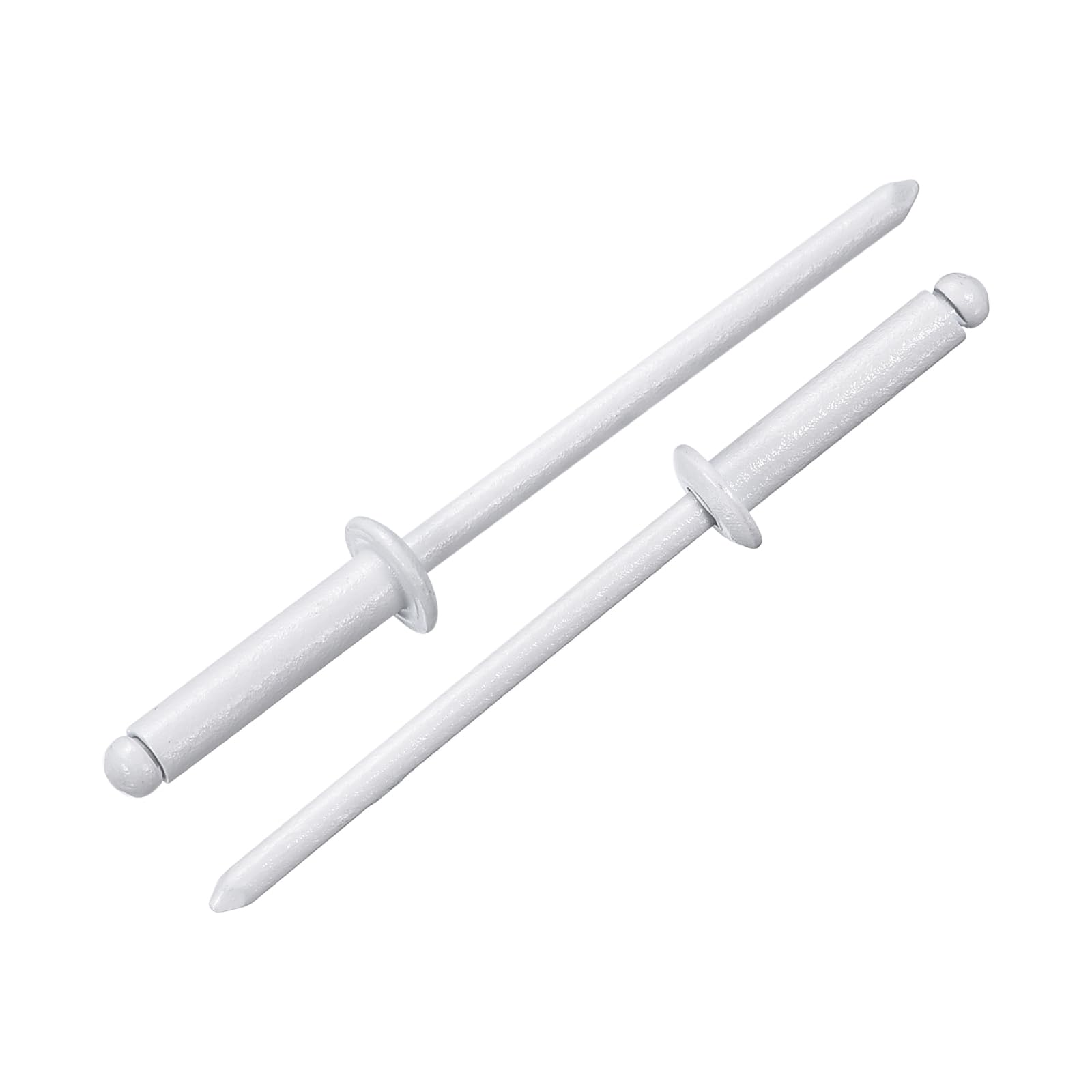 uxcell 50Pcs 1/8"x1/2" Aluminum Dome-Head Blind Rivets, Open-End Type Blind Rivets for DIY, Sheet Metal, Automotive Repairs, Furniture, Boat, and Duct