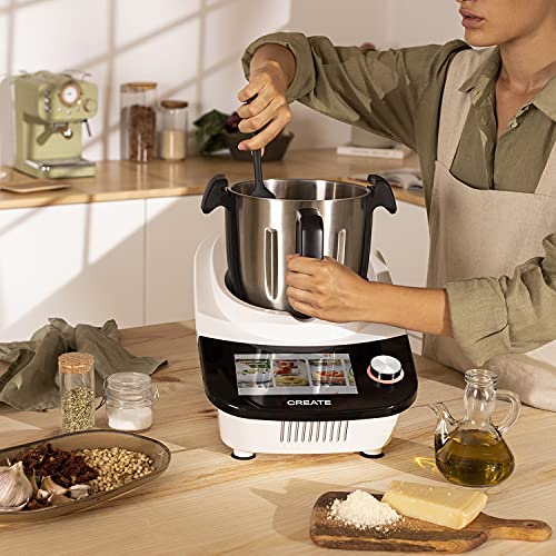 CREATE / CHEFBOT TOUCH LARGE / Intelligente Küchenroboter mit Dampfkorb / Touchscreen TFT 7¨ / Edelstahlschüssel 3L / 12… – Bild 5