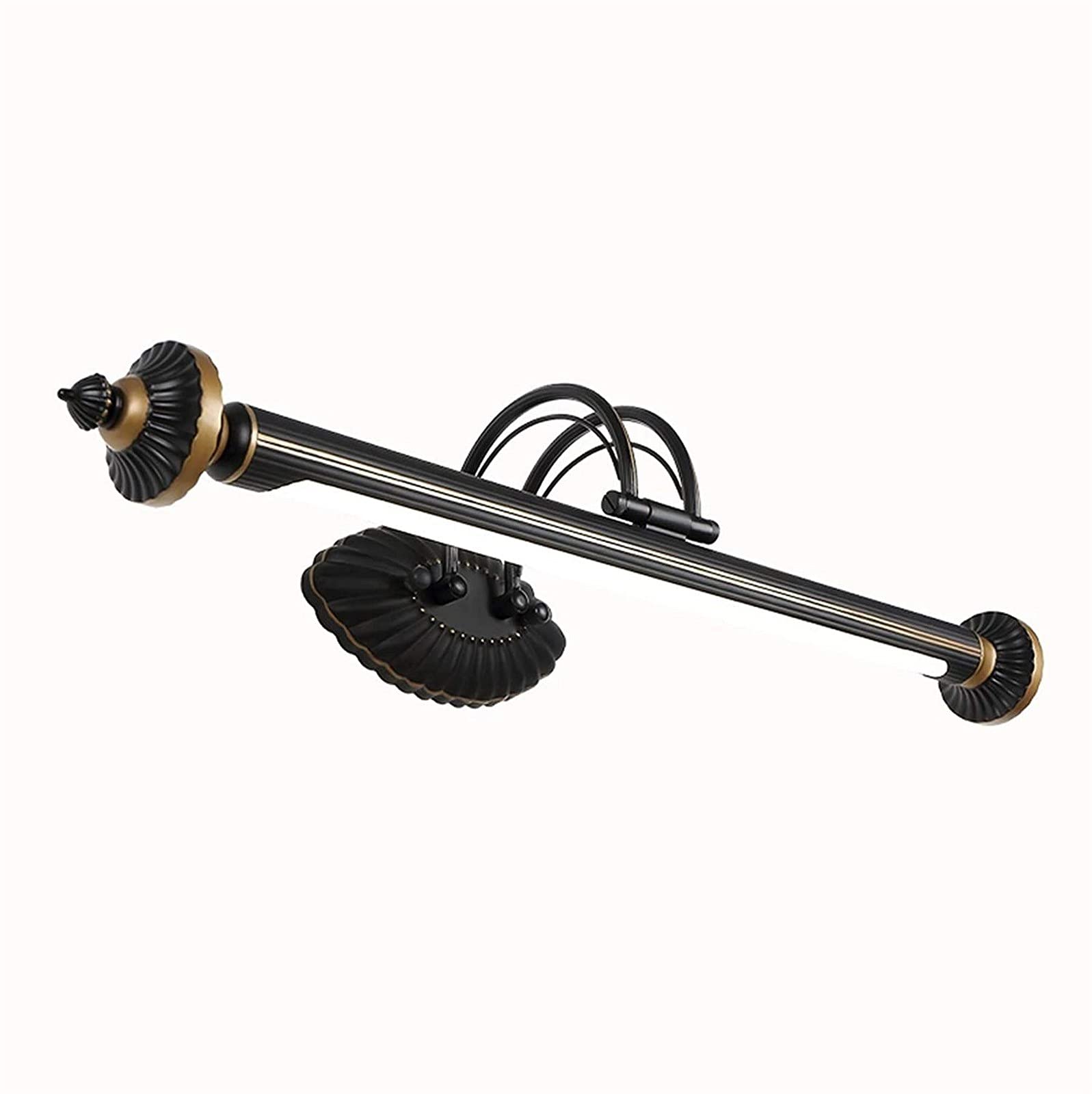 Applique murale LED 62cm en fer forgé moderne pour miroir de salle de bain