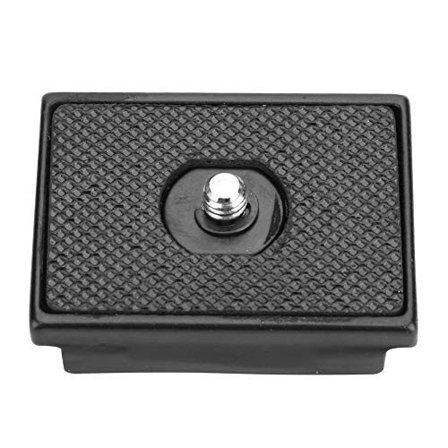 Quick Release Plate, Aluminum Alloy Rubber Tripod Quick Release Plate for 3157N 3030 3130 3160 3262QR Camera Tripod Head