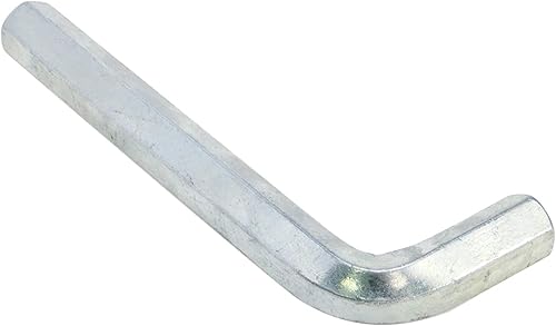 Miniatura 3 de MY MIRONEY Llave hexagonal métrica de 0.669 in Llave hexagonal de plata en forma de L Llave hexagonal Herramienta de reparación plateado