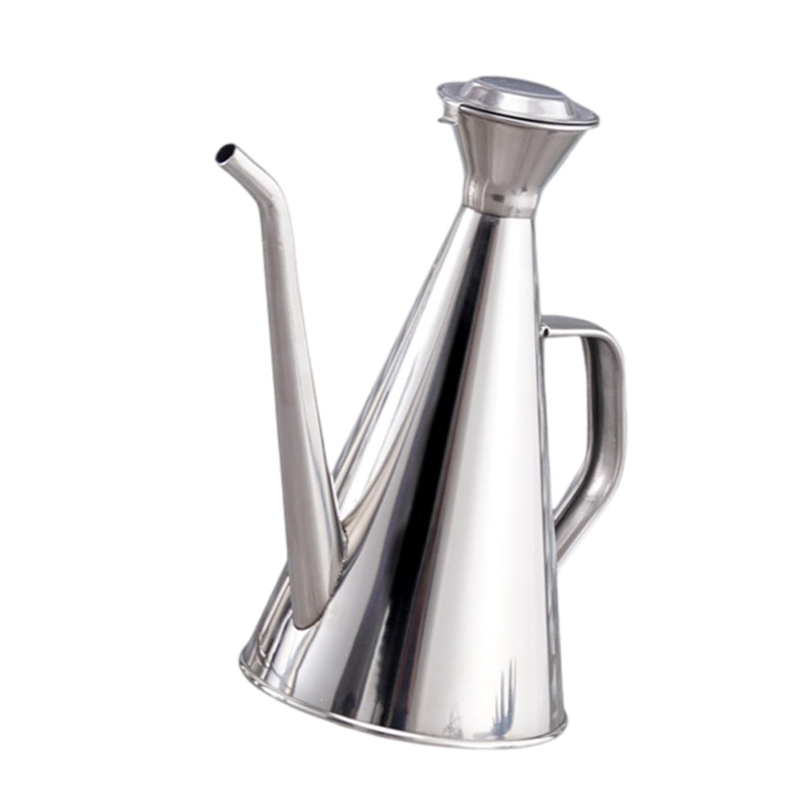 Tsophreniq Professional Oil Dispenser 304 Nonrust Steel Construction Ergonomic Handle Mess Release Pouring for Modern Kitchens Kitchens Oil Dispenser with Nozzle
