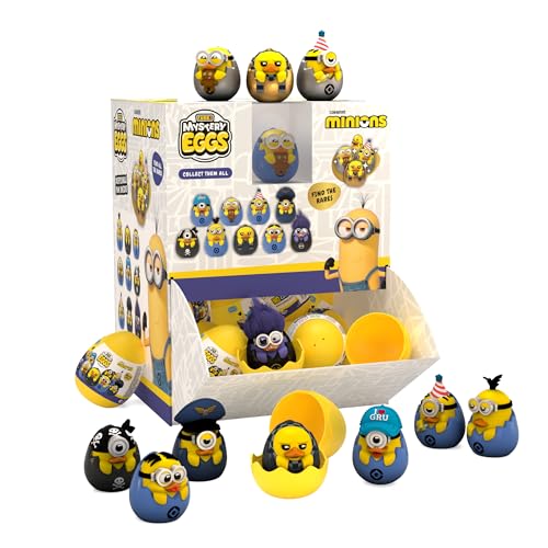 TUBBZ Mystery Eggs: Minions - Personaggio Misterioso Ufficiale con Bob Kevin Gru Stuart e Figure Rare da Collezione