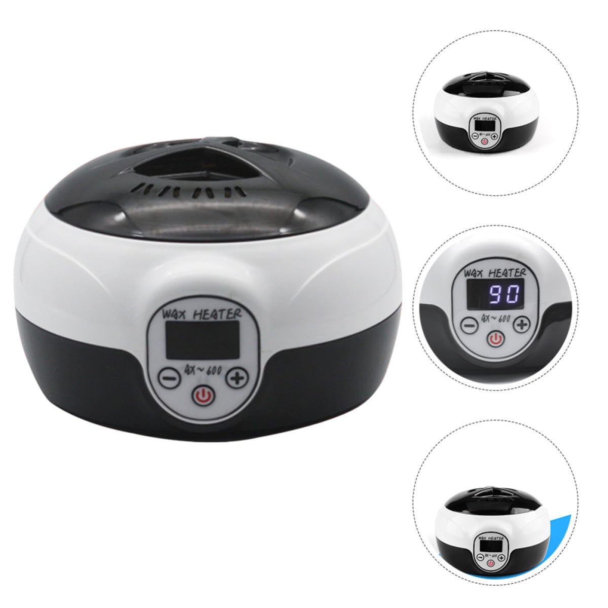 Scaldacera Professionale Elettrico Nero 145w, Pota Abs Pp per Depilazione