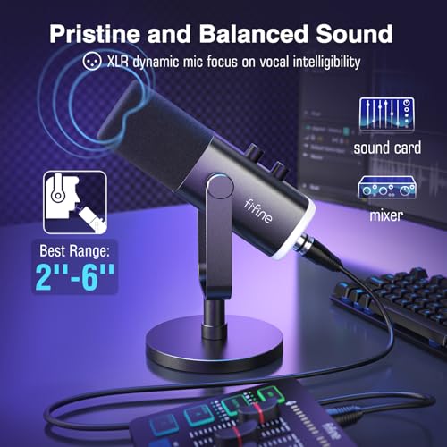 Fifine SA2306AM8 Xlr/Usb Dynamic Microphone thumb #2