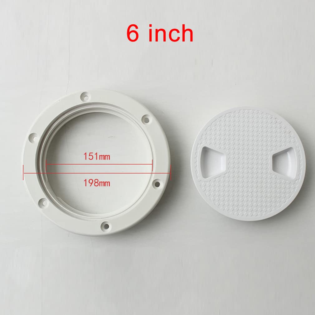 DAGIJIRD Circular Non Slip Hatch Boat Hatch Deck Plate with Detachable Cover Boat/Marine Replacement Parts