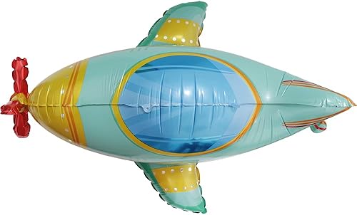 Miniatura 8 de Globos de helio de avión de transporte de dibujos animados 4D de 24 pulgadas, globos de helio para niños y niñas, suministros de fiesta, decoración