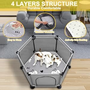 Whelping Box for Dogs,25.5’’Extra Tall Dog Puppies Whelping Playpen with Whelping Pad,Dog Whelping Supplies Essential for Dogs Puppies,Whelping Box for Large Small Breed Dogs(48" Dia.x25.5 H) Whelping Box for Dogs255Extra Tall Dog Puppies Whelping Playpen with Whelping PadDog Whelping Supplies Essential for Dogs PuppiesWhelping Box for Large Small Breed Dogs48 Diax255 H