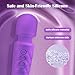 LUMIO Body Back Relaxation Massager - Mini - Travel - 9 Speeds 19 Modes - for Back - Foot - Arm Muscle Relaxation ((Purple))